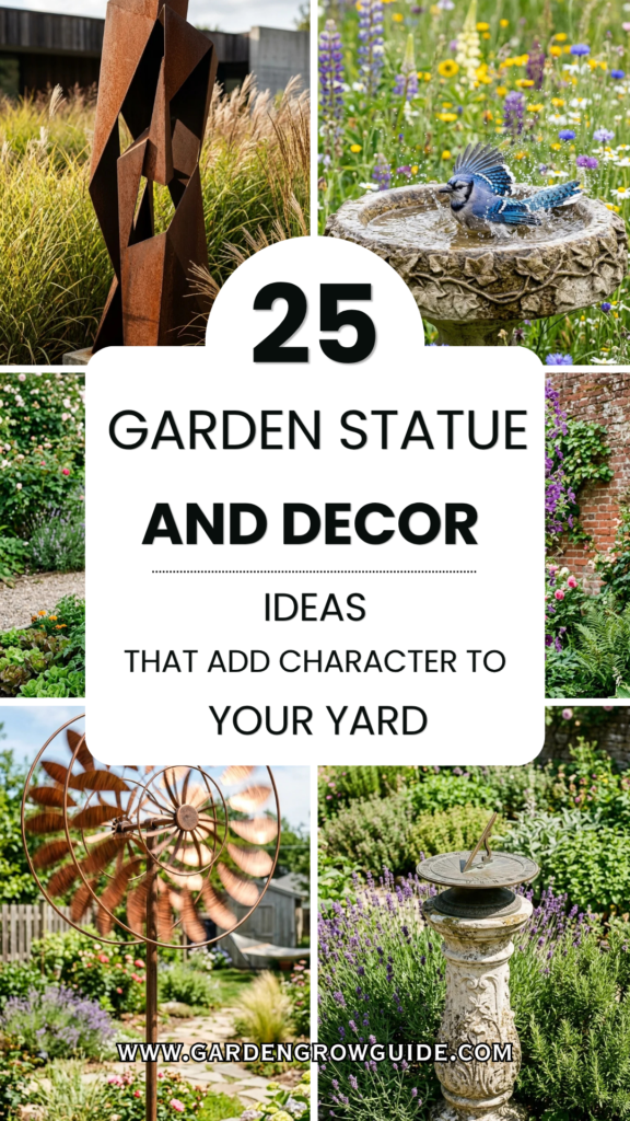 25 Garden Statue and Decor Ideas That Add Character to Your Yard