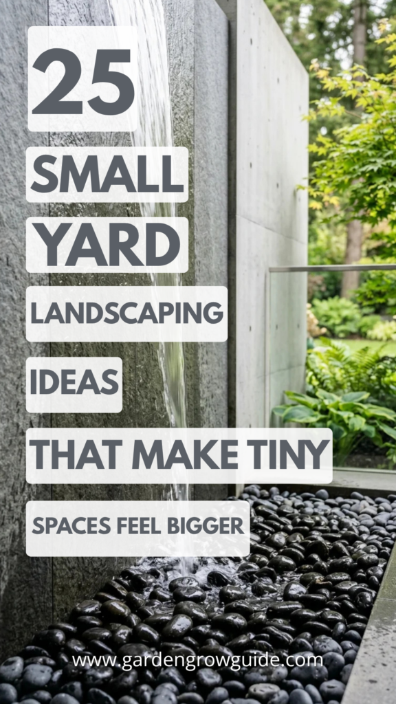 25 Small Yard Landscaping Ideas That Make Tiny Spaces Feel Bigger