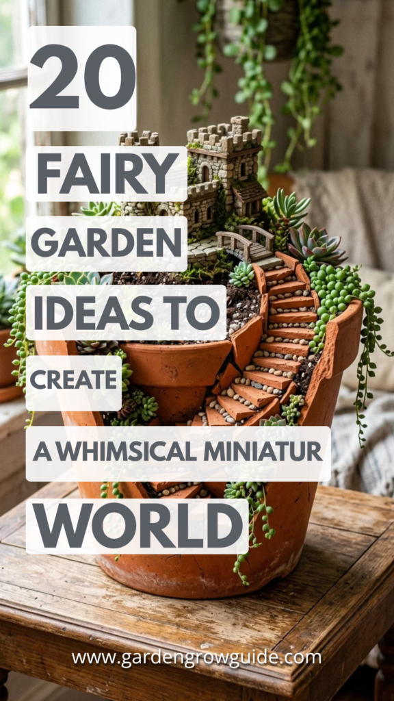 20 Fairy Garden Ideas to Create a Whimsical Miniature World