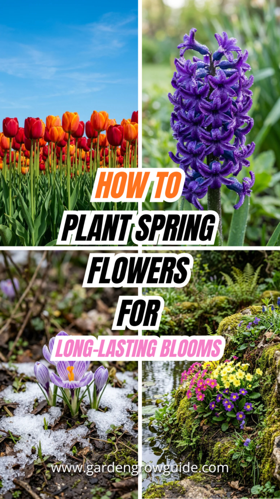 How to Plant Spring Flowers for Long-Lasting Blooms
