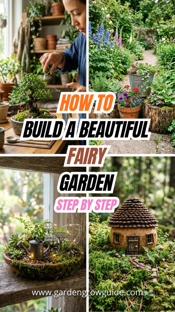 How to Build a Beautiful Fairy Garden Step by Step