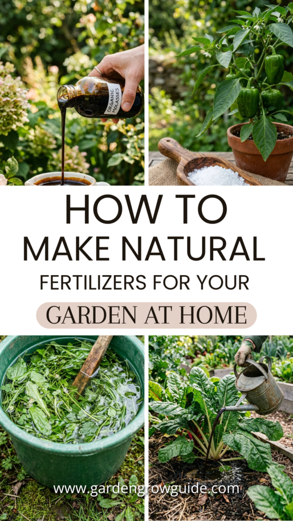 How to Make Natural Fertilizers for Your Garden at Home