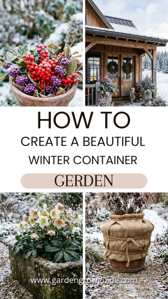 How to Create a Beautiful Winter Container Garden