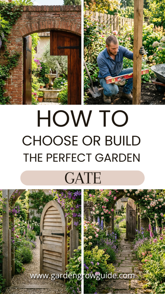 How to Choose or Build the Perfect Garden Gate