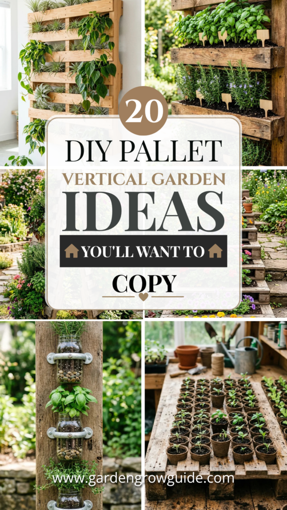 20 DIY Pallet Vertical Garden Ideas You’ll Want to Copy
