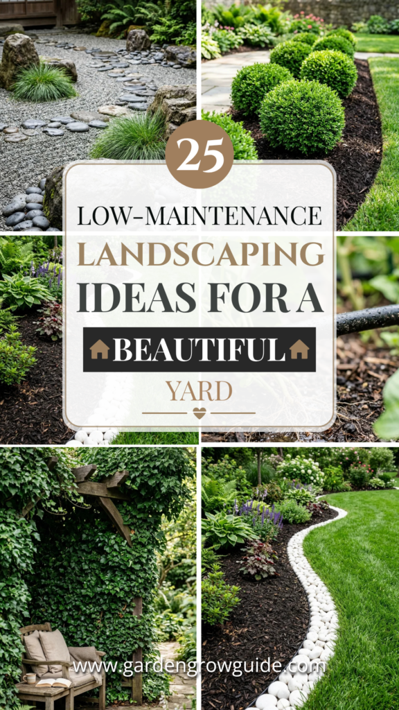 25 Low-Maintenance Landscaping Ideas for a Beautiful Yard