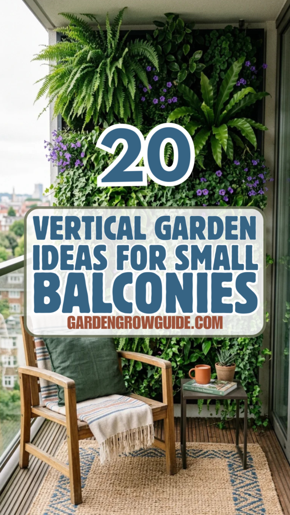 20 Vertical Garden Ideas for Small Balconies