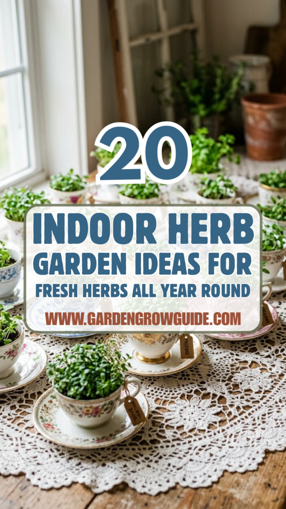 20 Indoor Herb Garden Ideas for Fresh Herbs All Year Round