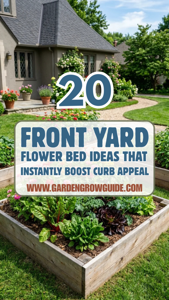 20 Front Yard Flower Bed Ideas That Instantly Boost Curb Appeal