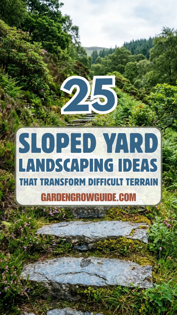 25 Sloped Yard Landscaping Ideas That Transform Difficult Terrain