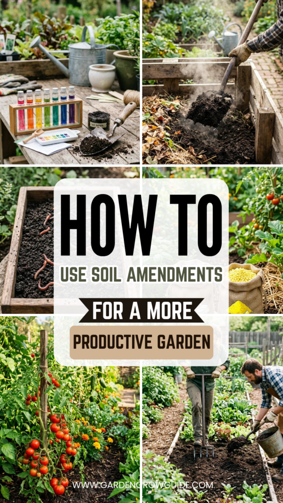 How to Use Soil Amendments for a More Productive Garden