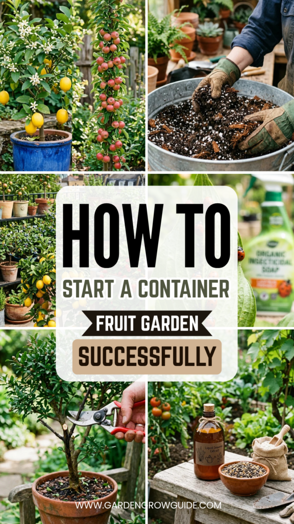 How to Start a Container Fruit Garden Successfully