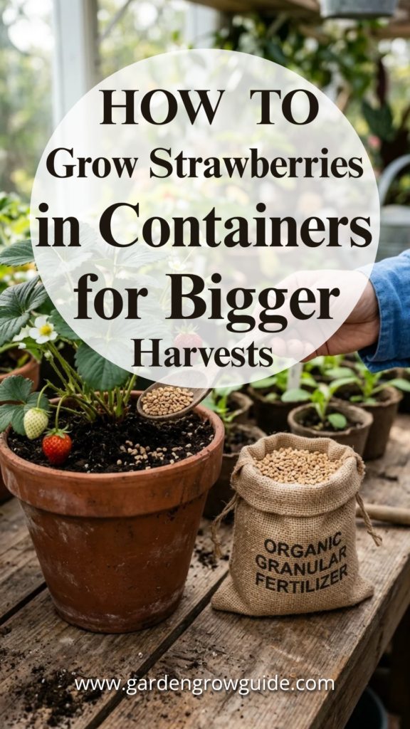 How to Grow Strawberries in Containers for Bigger Harvests