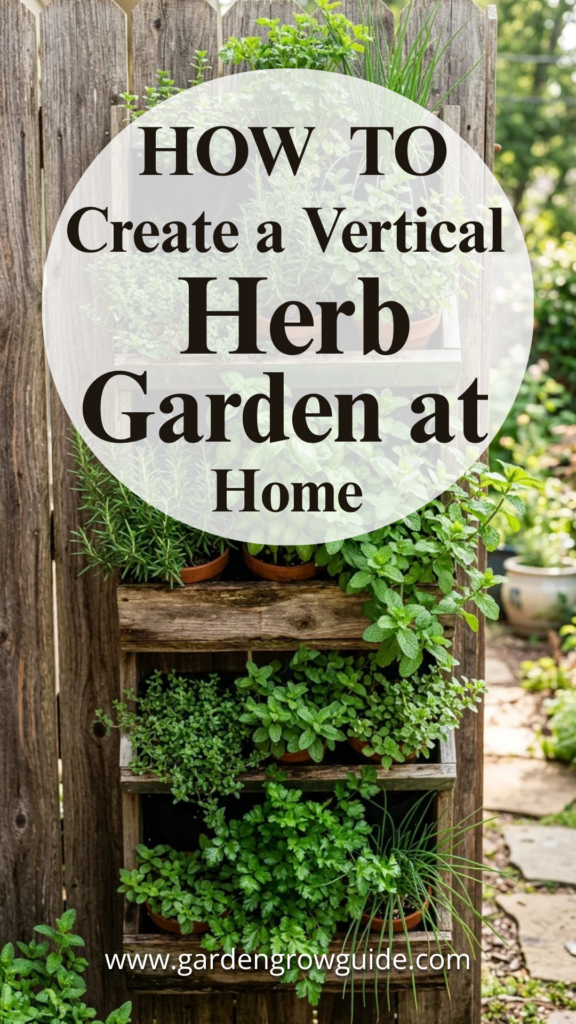 How to Create a Vertical Herb Garden at Home