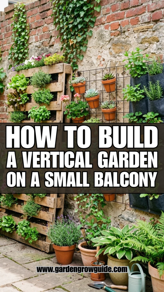 How to Build a Vertical Garden on a Small Balcony