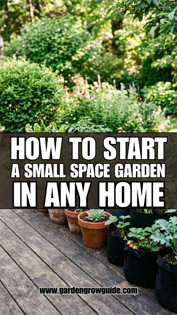 How to Start a Small Space Garden in Any Home