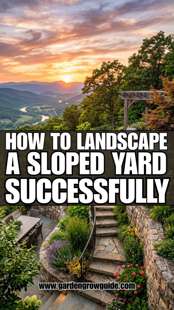 How to Landscape a Sloped Yard Successfully