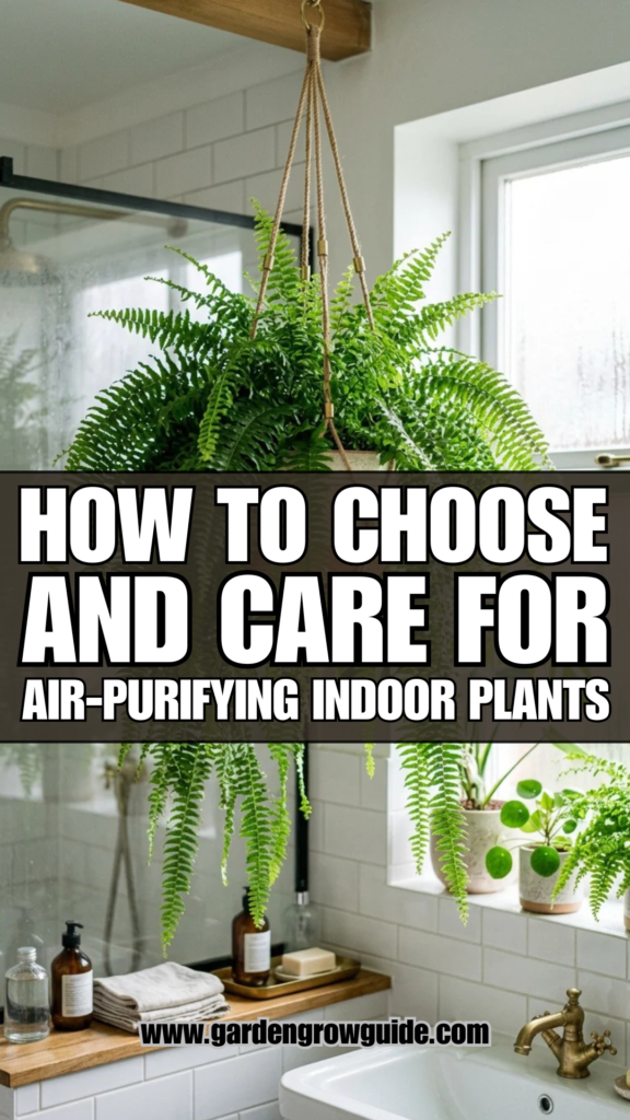 How to Choose and Care for Air-Purifying Indoor Plants