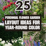 25 Perennial Flower Garden Layout Ideas for Year-Round Color