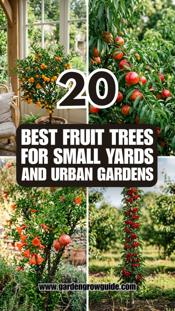 20 Best Fruit Trees for Small Yards and Urban Gardens