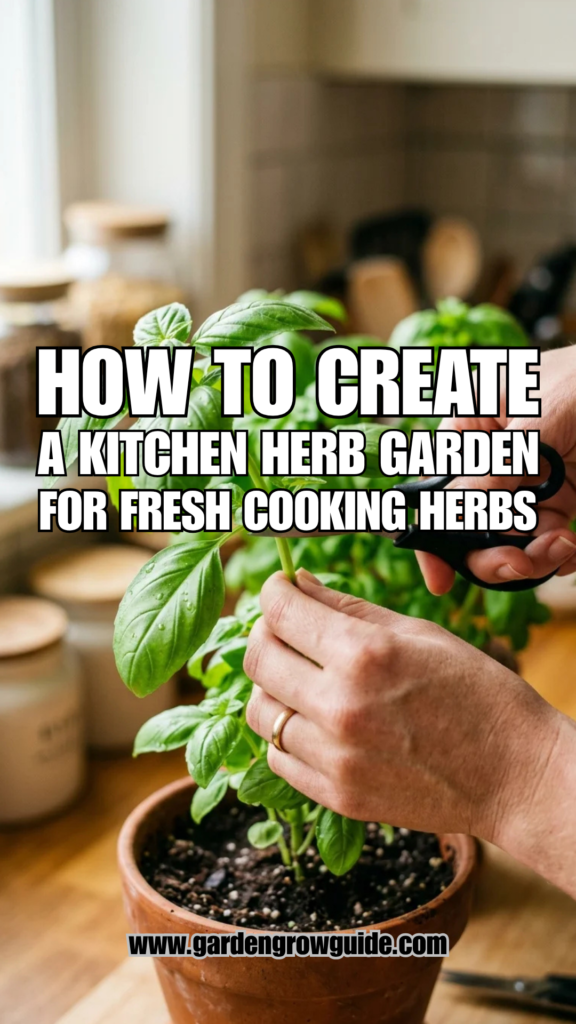 How to Create a Kitchen Herb Garden for Fresh Cooking Herbs