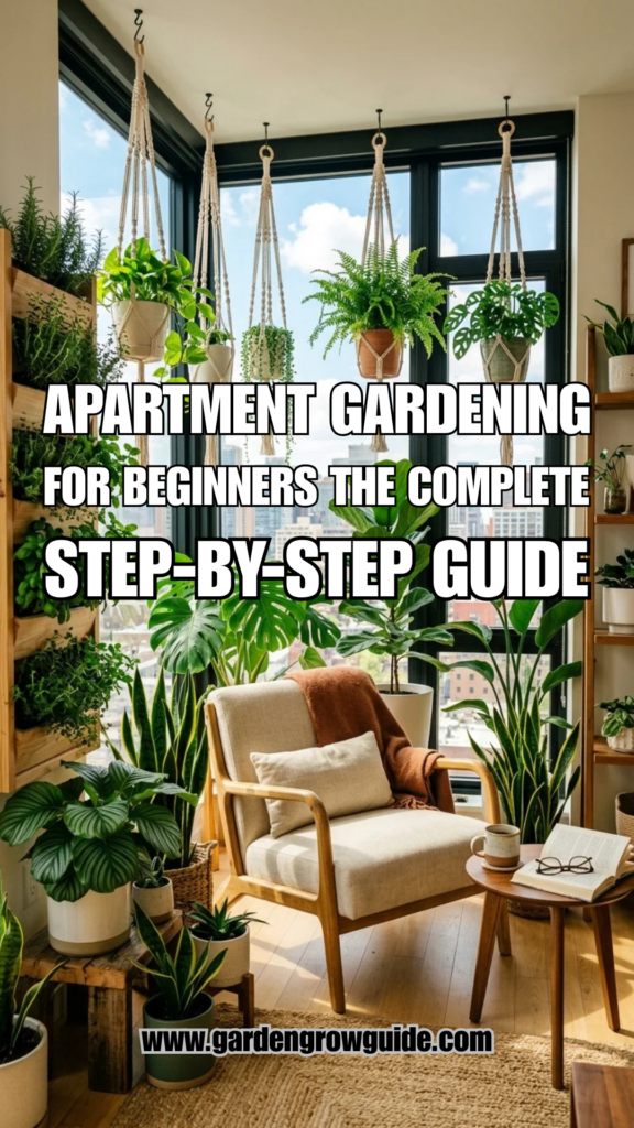 Apartment Gardening for Beginners: The Complete Step-by-Step Guide