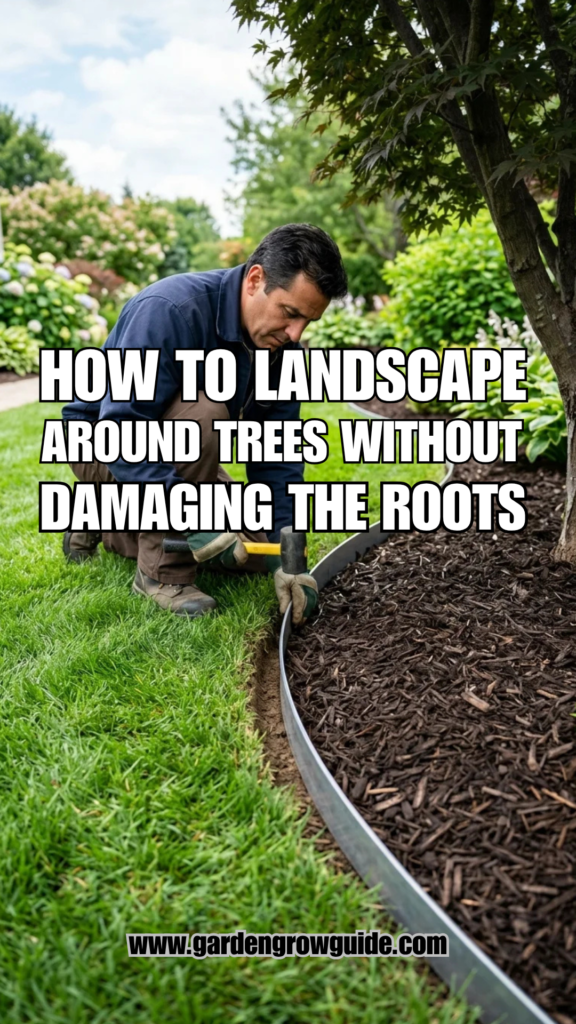 How to Landscape Around Trees Without Damaging the Roots