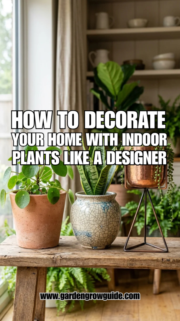 How to Decorate Your Home with Indoor Plants Like a Designer