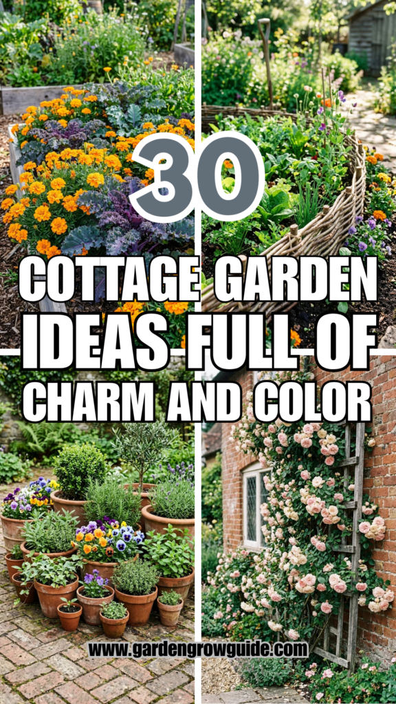 30 Cottage Garden Ideas Full of Charm and Color