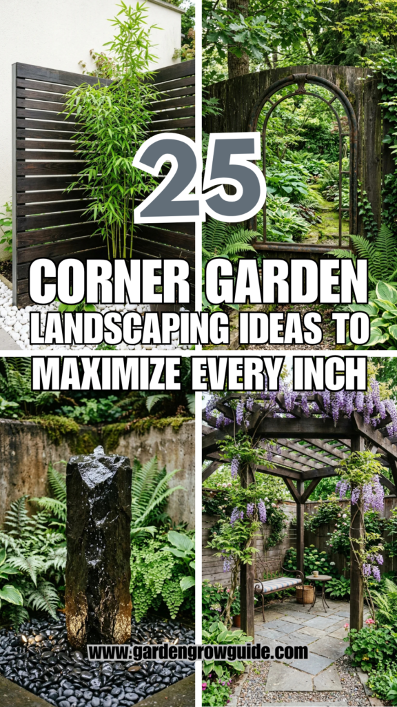 25 Corner Garden Landscaping Ideas to Maximize Every Inch