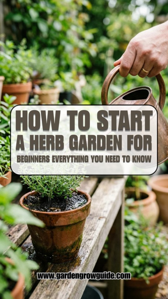 How to Start a Herb Garden for Beginners: Everything You Need to Know