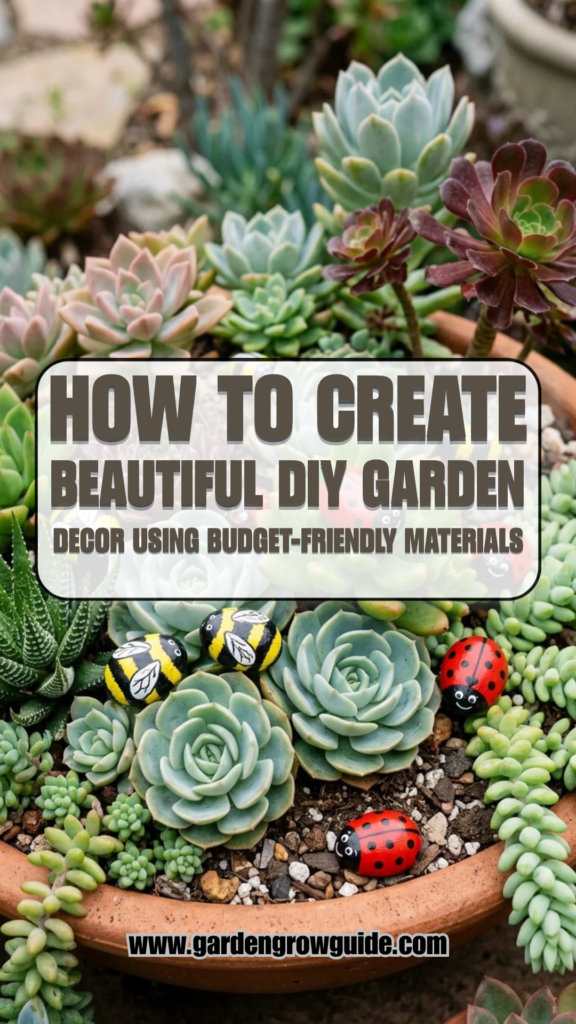 How to Create Beautiful DIY Garden Decor Using Budget-Friendly Materials