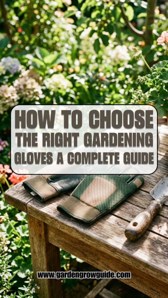 How to Choose the Right Gardening Gloves: A Complete Guide